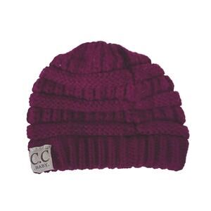 C.C. Basketweave Knit Warm Soft Stretch Skully Beanie Hat